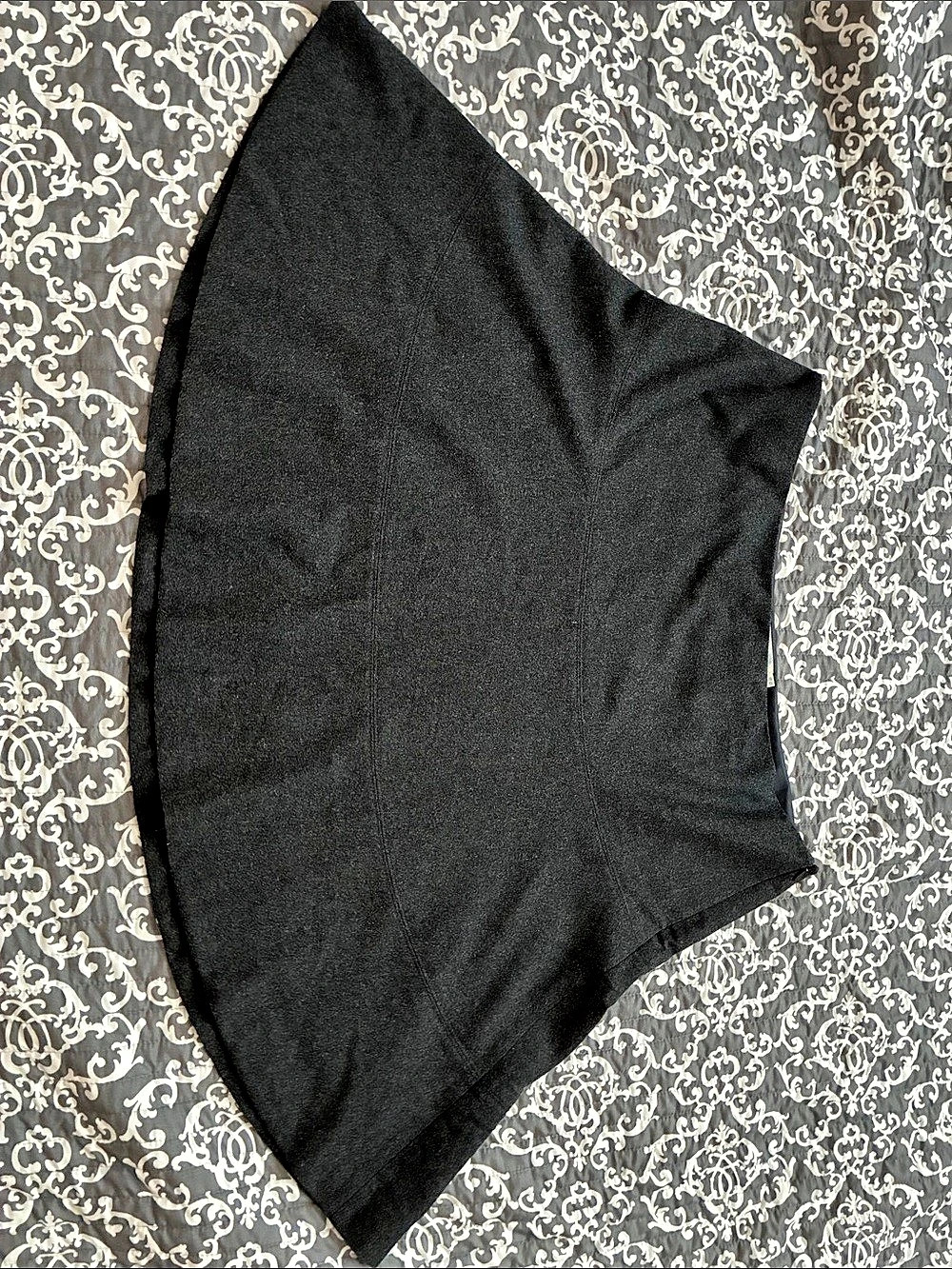 Boden UK Grey A line Wool Full Skirt Size 16L  New no tags